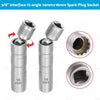 Car Removal Tools 14/16 MM Thin Wall Magnetic Swivel Spark Plug Socket