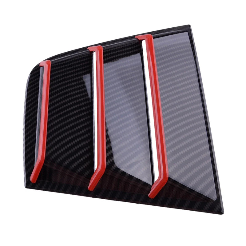 Dodge Charger Window Scoop Side Slat Carbon Fiber Style 2 x Covers (2011-2021)