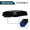 Toyota Crown (2012-2018) Black Blue 1 Set Dashboard Cover Mat