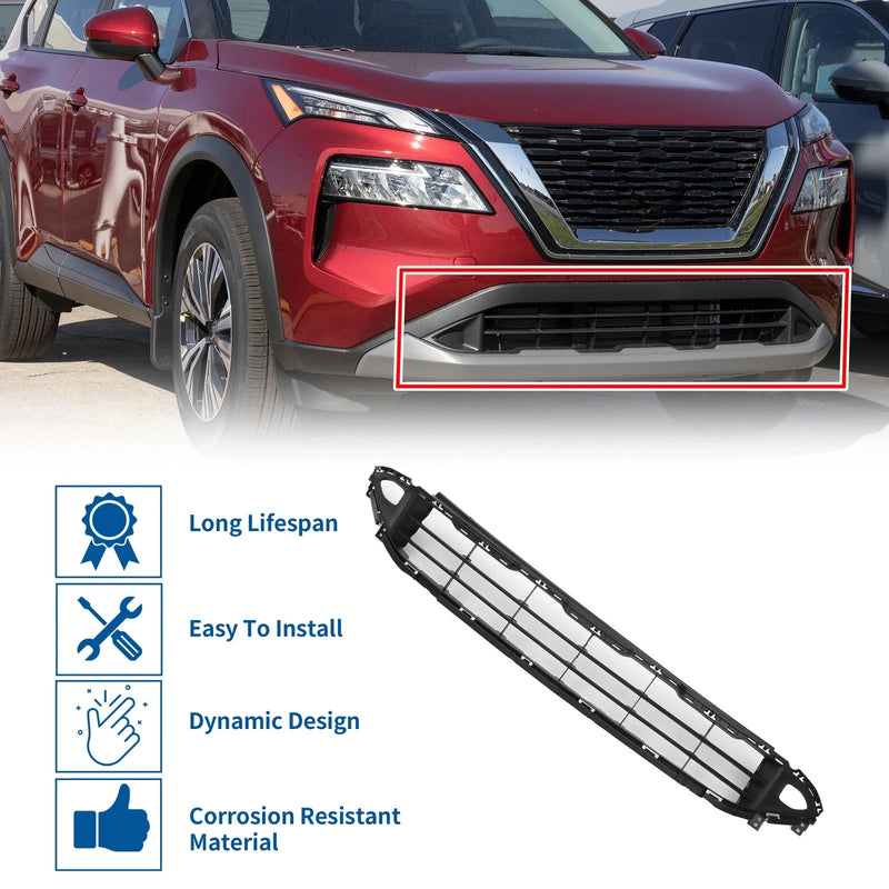 Nissan Rogue 2.5L Front Lower Hood Bumper Grille (2021)