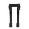 Harley 1" Handlebar 10" Pullback Handlebar Risers Clamp Black (2000-2023)