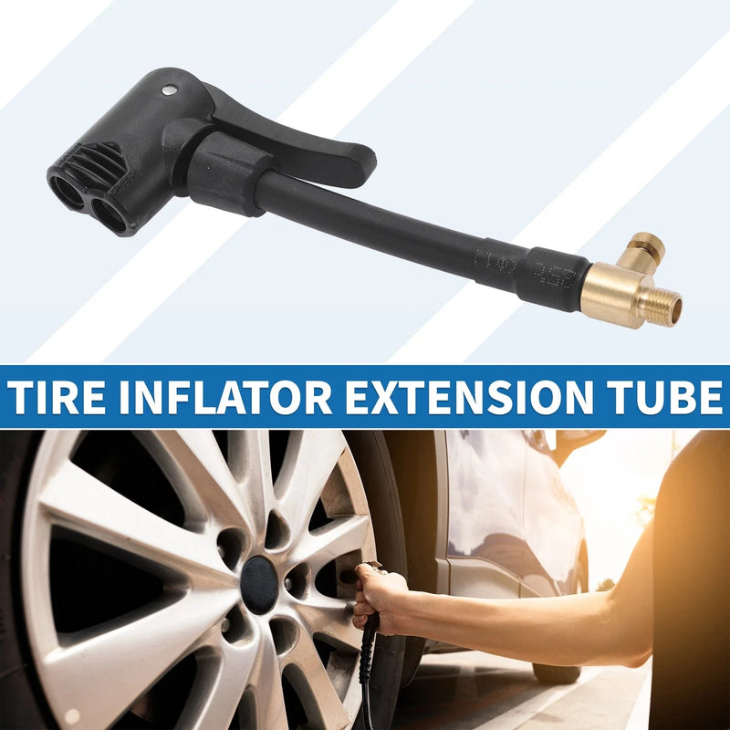 Car Motorcycle 5.51" Tire Inflator Extension Tube 0.305in x 32TPI
