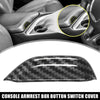 Dodge Challenger Carbon Fiber Armrest Box Button Switch Cover (2015-2020)