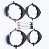 Car Truck 4 x Speaker Mounting Adapter Bracket w/ Wire Harness