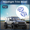 Ford Bronco Front Left & Right Headlight Trim Bezels
