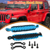 Jeep Wrangler JK JL (2018-2023) Black Blue Car Door Limiting Straps 2 x