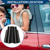 Honda Accord EX-L (2013-2017) Black 6 Pcs Window Trim Covers