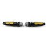 Harley & Honda 8MM Universal Gold Rear Footrest Pegs