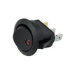 Car Boat SPST Switch / 12V 10A / Rocker Red LED Light Fittings