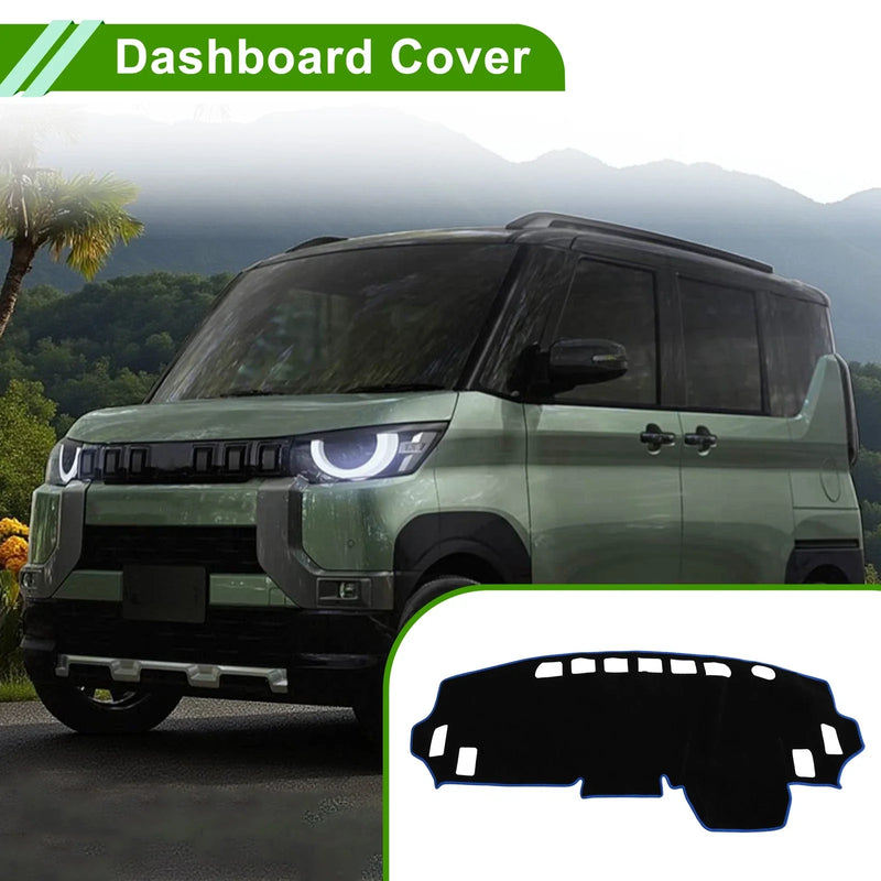Mitsubishi Delica B34A B35A B37A Dashboard Cover Black Blue