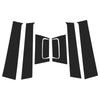 Honda HR-V 8 Pcs Black Door Pillar Window Trim (2016-2021)