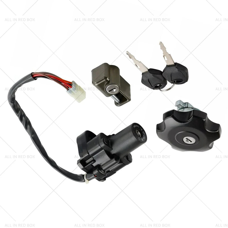 Suzuki DR650 DR650SE Ignition Switch Fuel Cap Seat Lock Set (1996-2022)