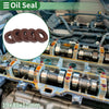 Make Model Oil Seal / 19x40x10mm / Rotary Shaft Seal FKM Brown 5 Pcs