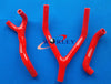Yamaha YZ125 1983-1985 Silicone Radiator Hose ( Red)