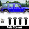 Jeep Wrangler CJ7 YJ TJ Tailgate Door Bolts 4pcs Auto Screws (1976-2006)