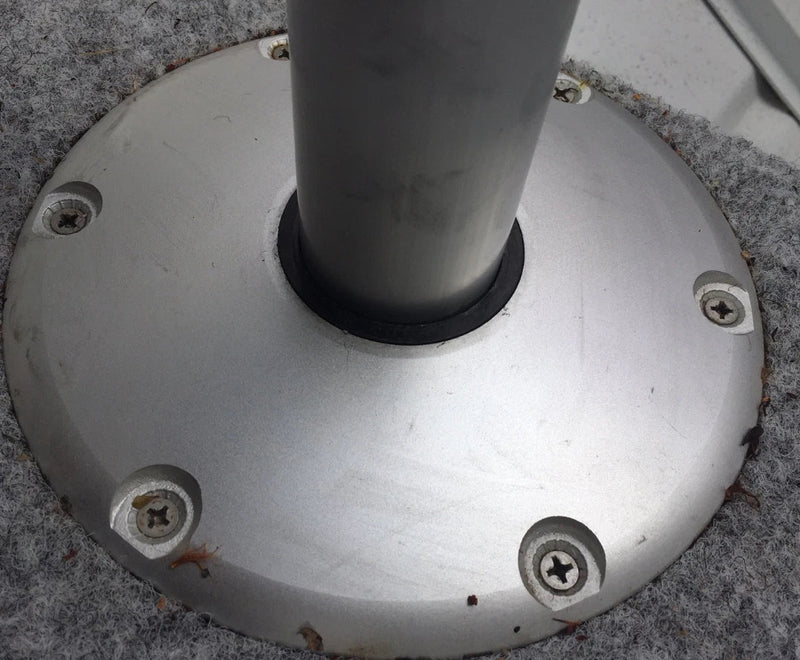 All 60mm Floor Plugs Boat Pedestal Post Plug In 60mm Diameter, 415mm Long