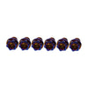 Motorcycle Bike 6pcs M8x40mm Titanium Torx Head Flange Bolts
