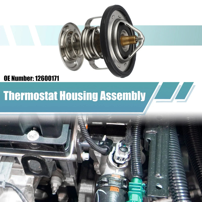 Chevrolet Silverado Engine Coolant Thermostat Housing Assembly (2003-2006)