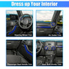 Jeep Wrangler JK (2011-2018) - Blue Decoration Set 21 x Interior Trim Kit