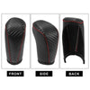 Nissan Faux Leather Carbon Fiber Black Gear Shift Knob Cover