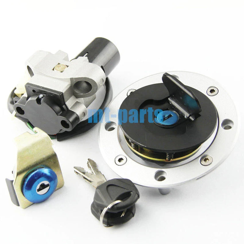 Suzuki GS 500 Ignition Key Switch & Fuel Tank Cap Set (2001-2012)