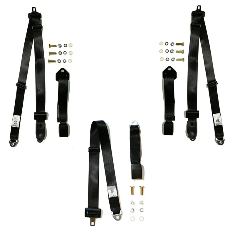 Toyota Landcruiser FJ40 3 Door Station Wagon Front Seat Belt Kit (1980-1984)