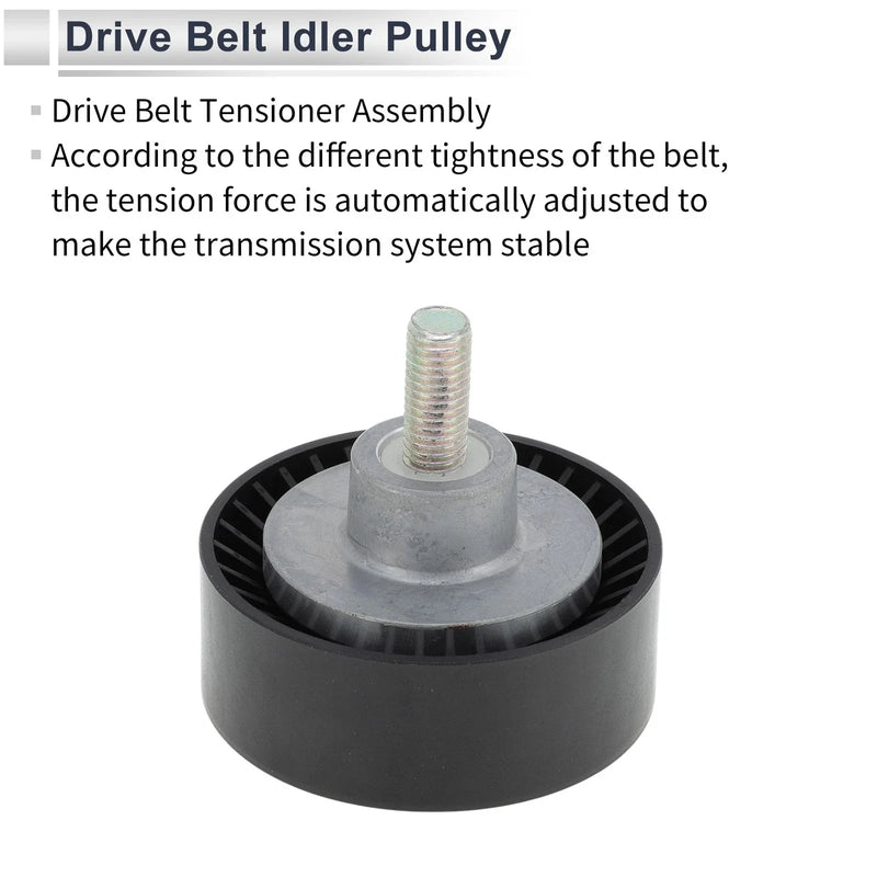 BMW 3 Series (1998 - 2005) Black 1 x Drive Belt Idler Pulley