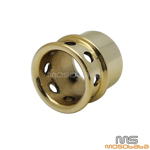 Harley Softail Standard FXST 1-7/8" Brass Drilled Exhaust Tip