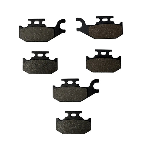 Can-Am Outlander 400 Bombardier 2 x Front & Rear Semi-Metallic Brake Pads