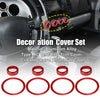 Toyota Tacoma AC Vent Ring Climate Control Knob Trim Covers (2016-2020)