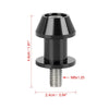 M8x1.25 Motorcycle CNC Swingarm Slider Spool Bobbin Starting Frame Screw Black