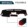 Nissan Fairlady Z33 350Z (2002-2008) Black Red Dash Cover Mat