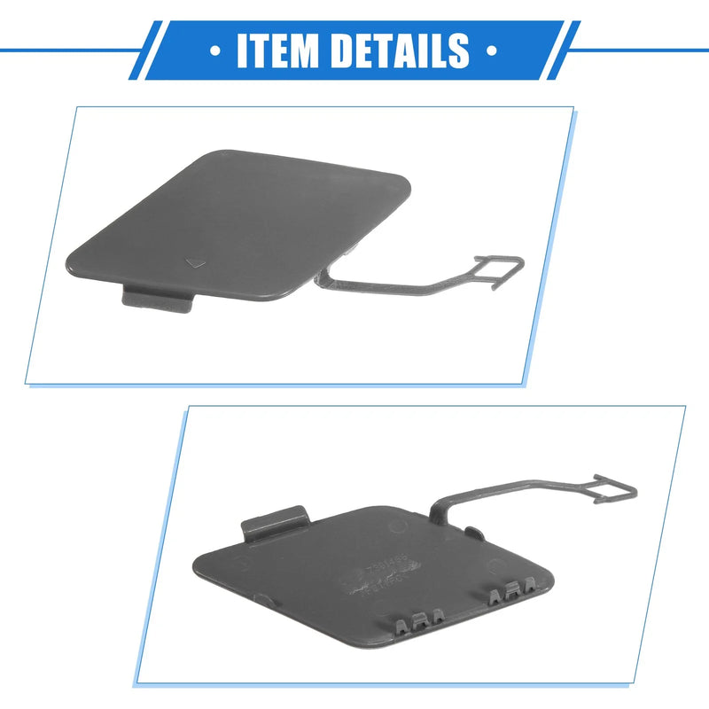 BMW 3 F30 Rear Bumper Tow Hook Eye Hole Cover Cap Gray (2012-2015)