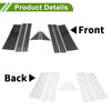 Dodge Grand Caravan Carbon Fiber Black 10pcs Door Pillar Window Trim