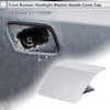 BMW X5 Silver Tone Front Left Side Bumper Headlight Washer Nozzle Cover Cap