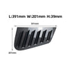 VW Polo MK4 9N3 Rear Window Louver Cover (2001-2009)