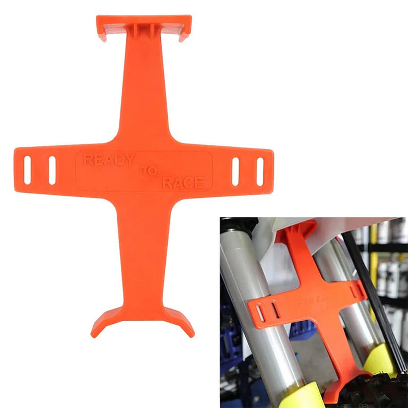 Dirt Bike - Orange Front Fork Guard Suspension Support Brace