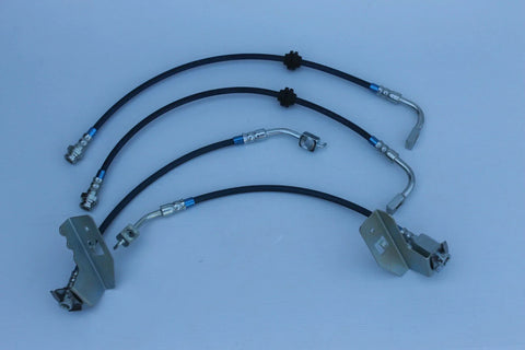 BF Falcon Ute Braided Brake Hose Set (4) (Not XR6 Turbo or XR8)