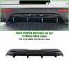 Alfa Romeo Stelvio Carbon Look Rear Bumper Diffuser Lip (2017-2024)