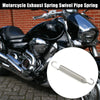 Motorcycle 4x Exhaust Pipe Spring 80mm 3.15in Stainless Steel Silver Tone