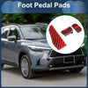 Toyota Corolla Cross 3 x Foot Accelerator Pedal Covers (2020–2024)