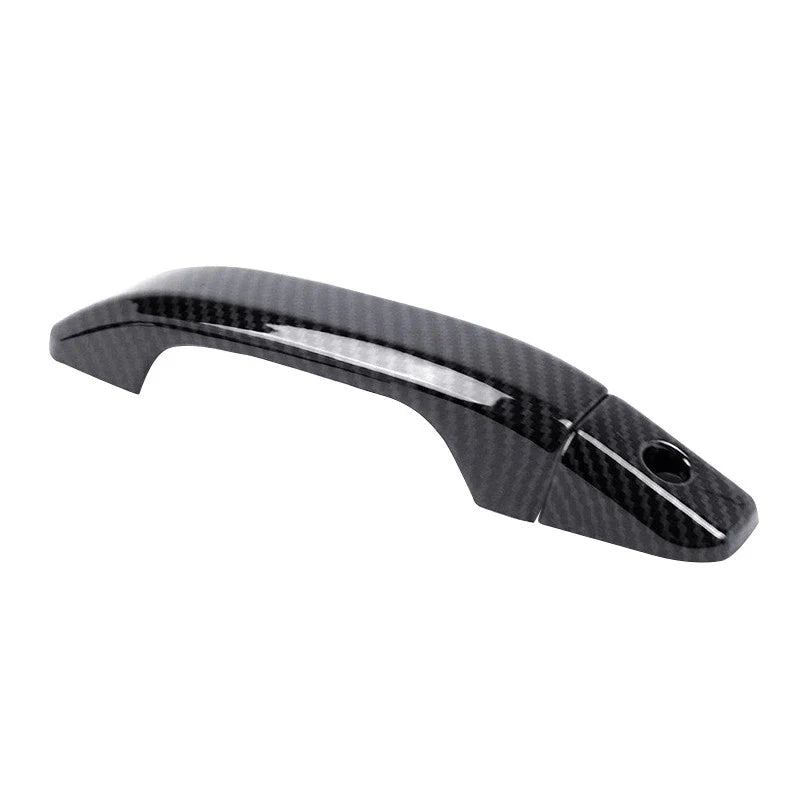 GMC Sierra 2500 3500 HD Carbon Fiber Door Handle Cover Trim Set (2014-2023)