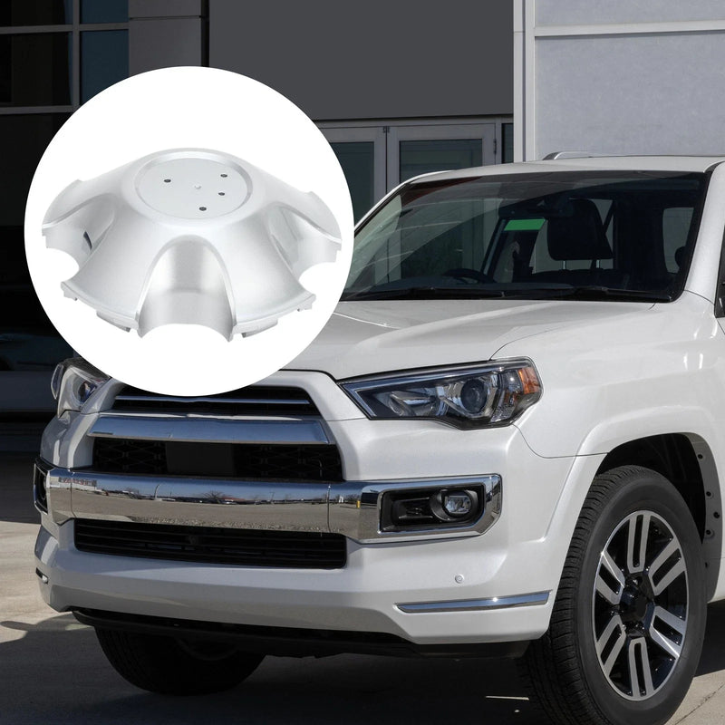 Toyota Land Cruiser Wheel Center Caps / 1Pc / Silver Tone Plastic