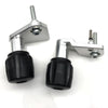 SUZUKI GSX-R1000 Silver Crash Bobbins Sliders Kit (2017-2022)