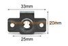 MG MGB 5x dzus fasteners 6mm D-ring quarter-turn battery cover (1962–1980)