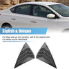 Nissan Sentra 2013-2019 Rear Side Window Louvers (2013-2019)