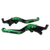Yamaha FJR1300, XJR1300 CNC Green Extendable Brake Clutch Levers (04-20)