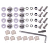 Auto Security - Fastener Kit Rustproof License Plate Screws & Caps