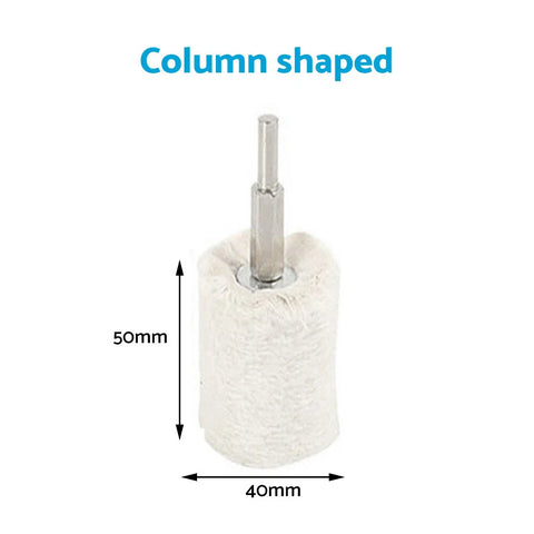 Manifold Aluminum Stainless 5 x Polishing Buffing Pad Mop Wheel Drill Kit
