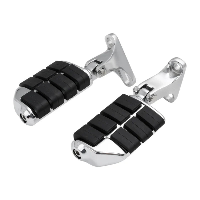 Harley Touring Street Glide Chrome Rear Footpeg Pair (1993-2025)